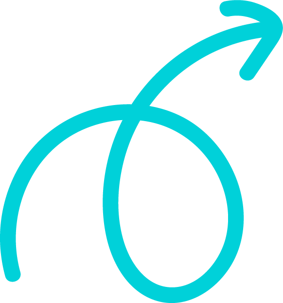 light blue arrow pointing to the right